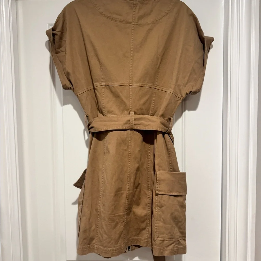 A.L.C. Bellamy twill belted dress, L - Picture 5 of 5